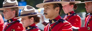 rcmp marching in parade